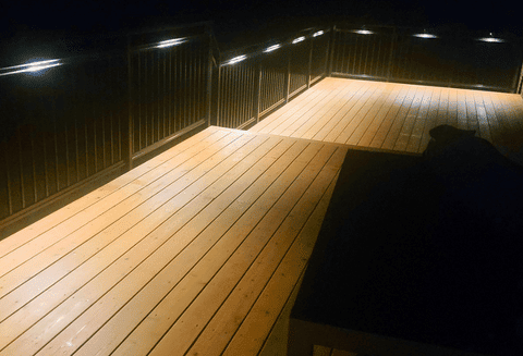 dekrail integrated led lighted exterior deck railings lighting kit