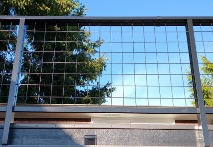 dekrail wild hog mesh railing panels